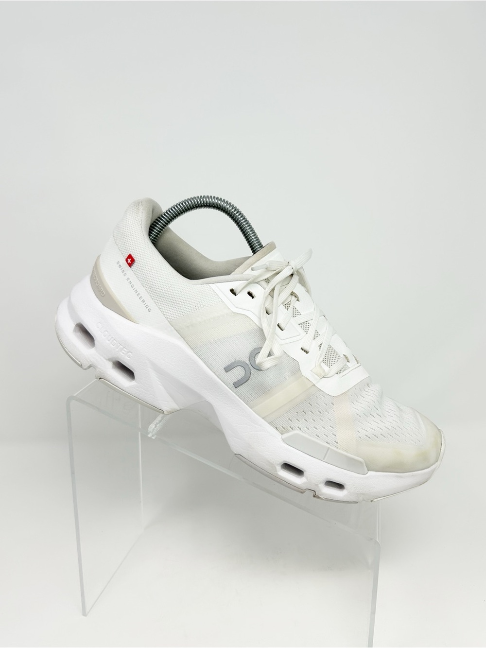 On Running Cloudpulse Training Running Shoes White/Frost CloudTec Size 9.5